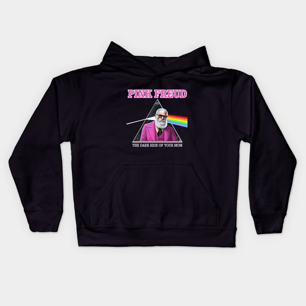 Pink Freud Dark Side Of Your Mom Kids Hoodie by candyliu